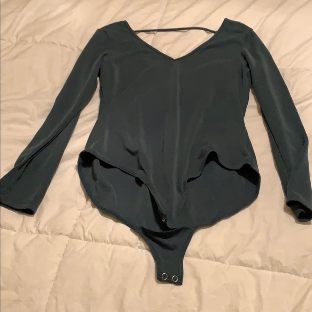 Green body suit